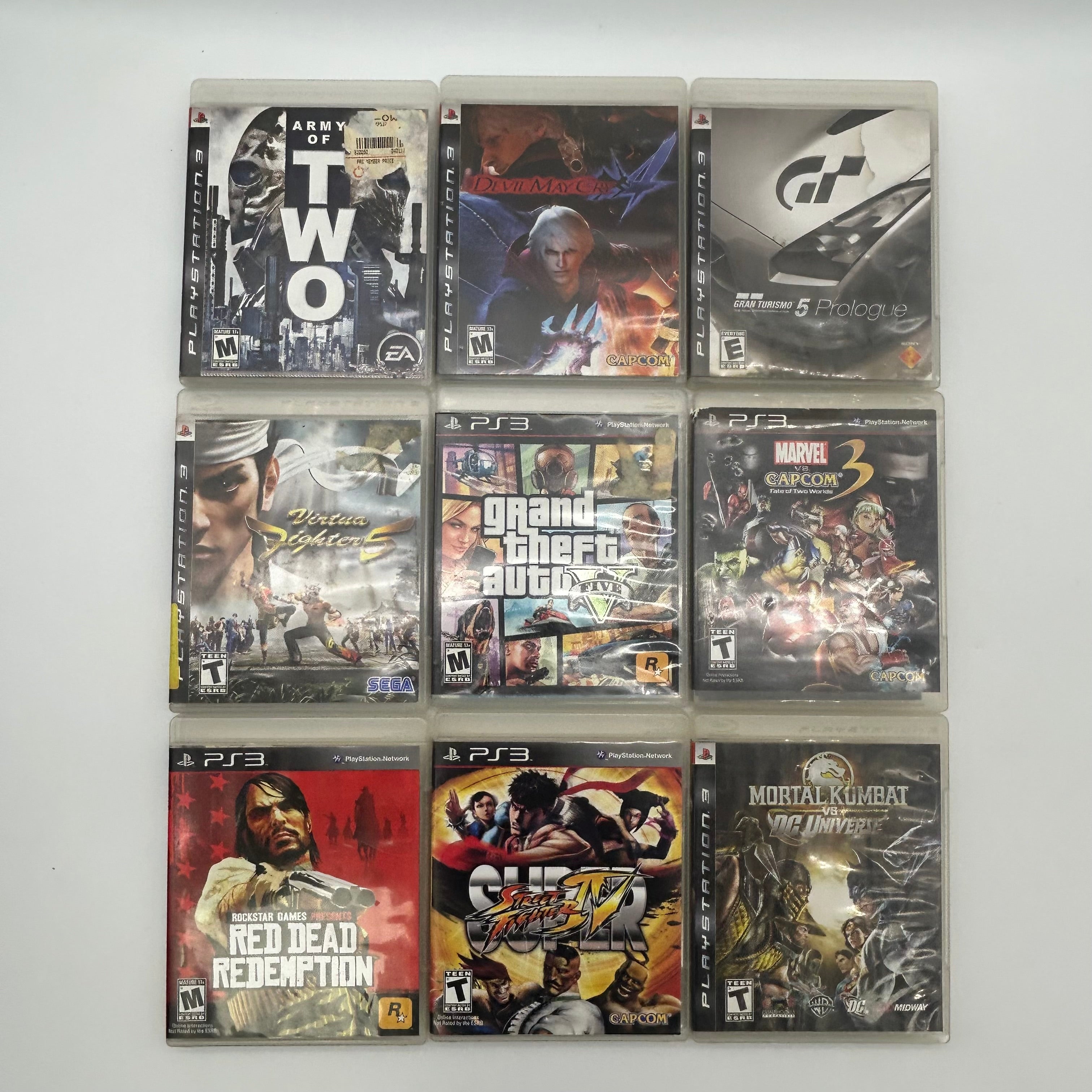 Sony PlayStation 3 PS3 Slim 160GB Console CECH-3001A Bundle with 10 Games & OEM