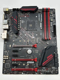 MSI X470 GAMING PLUS Motherboard Socket Black Used