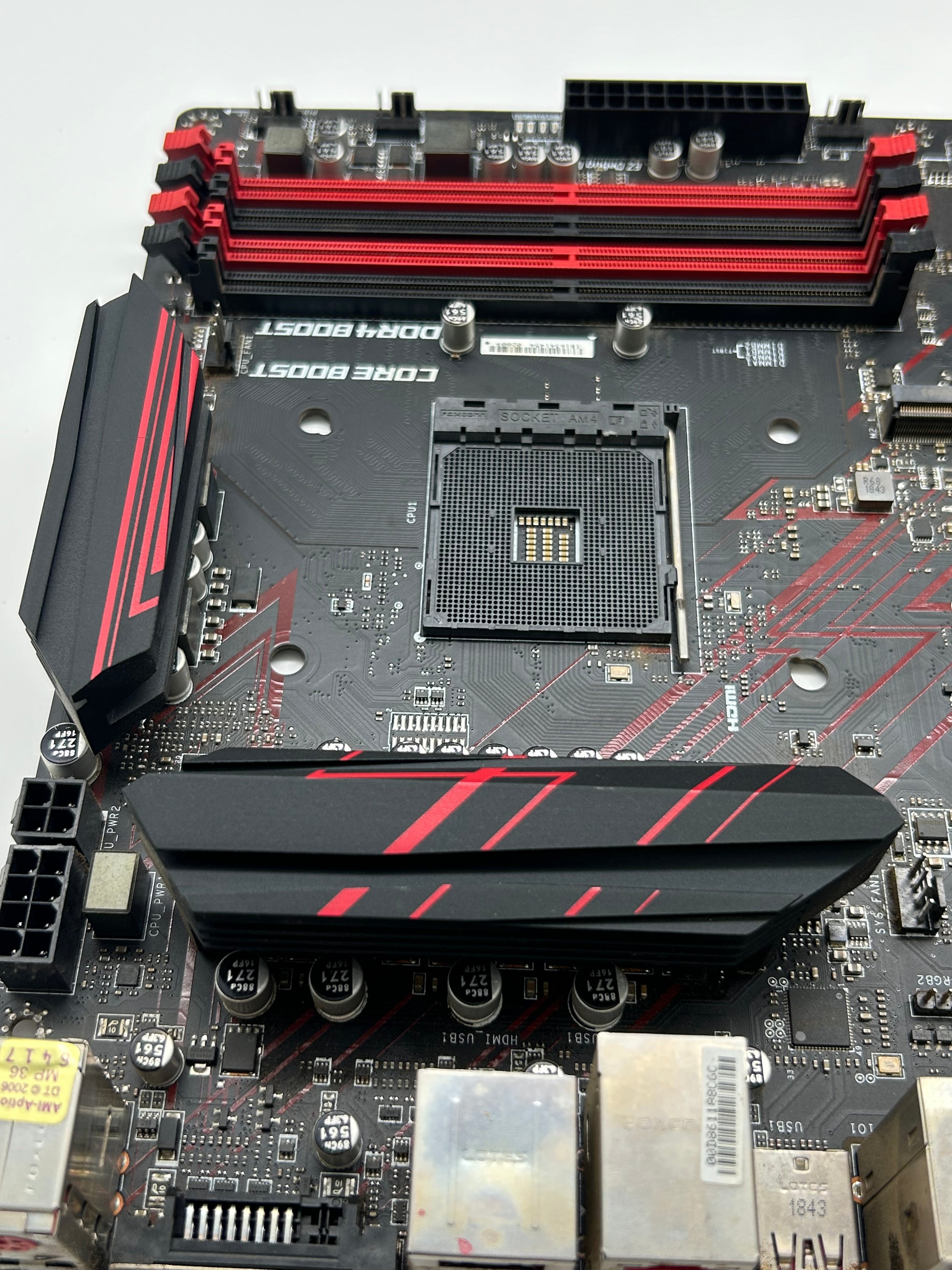 MSI X470 GAMING PLUS Motherboard Socket Black Used