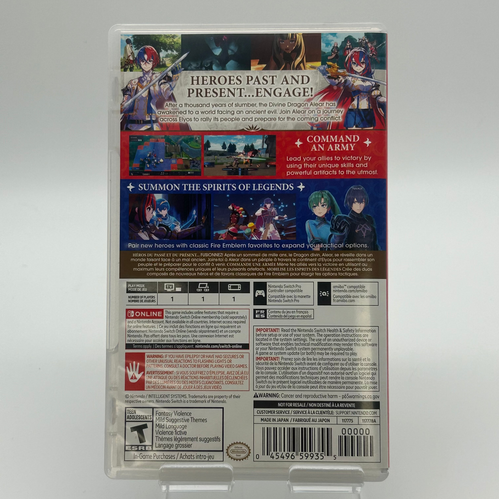 Nintendo Switch: Fire Emblem Engage Video Game  - Used