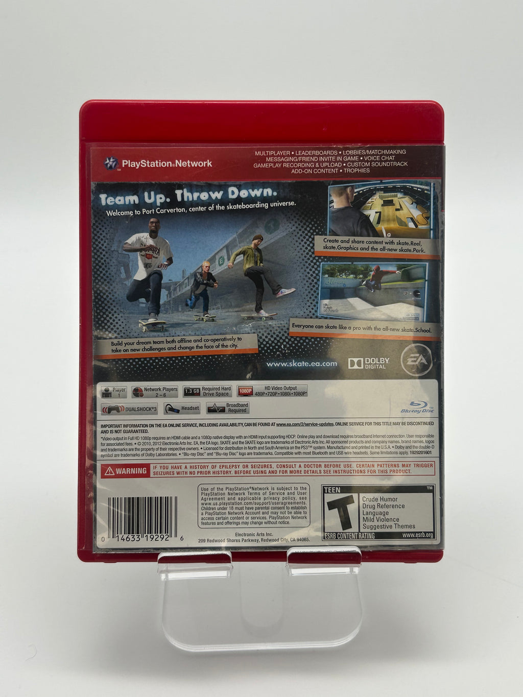 Playstation 3 Skate 3 Video Game - Used