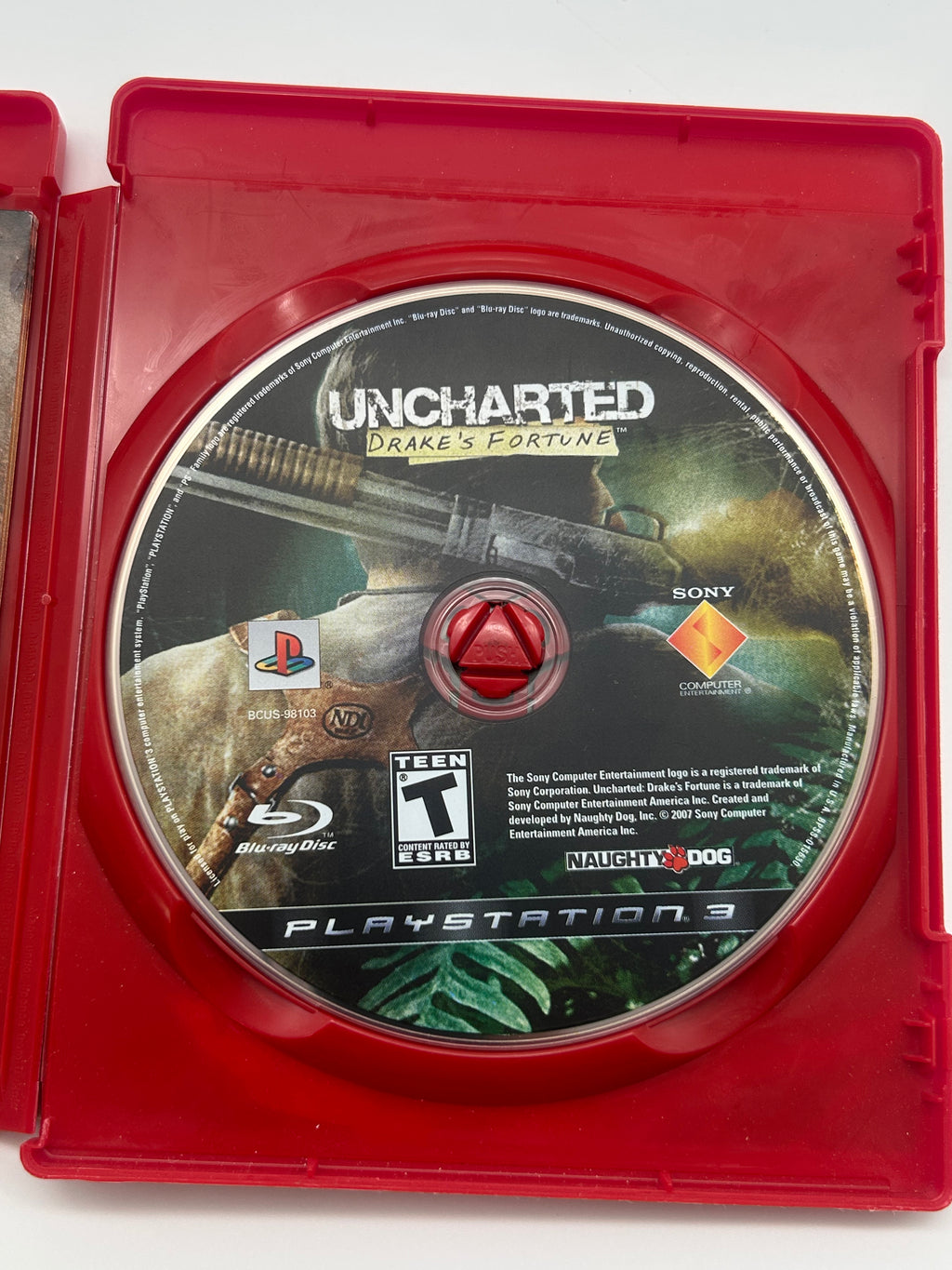 Playstation 3 Uncharted Drake's Fortune Video Game - Used