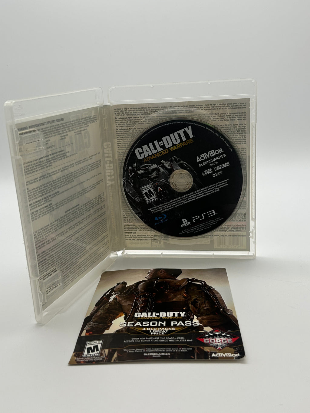 Playstation 3 Call of Duty Advanced Warfare With Manual and Case -  Used