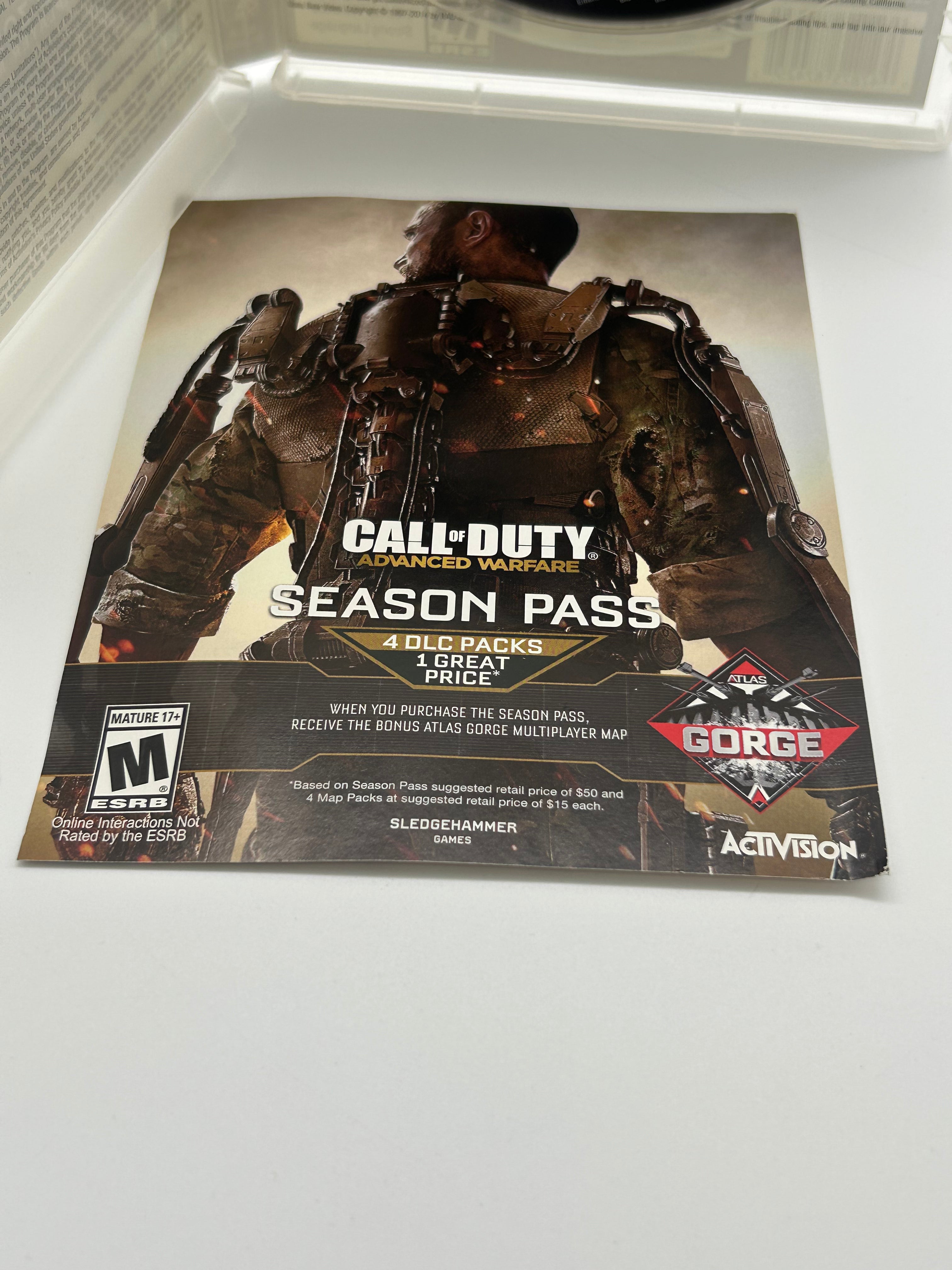 Playstation 3 Call of Duty Advanced Warfare With Manual and Case -  Used