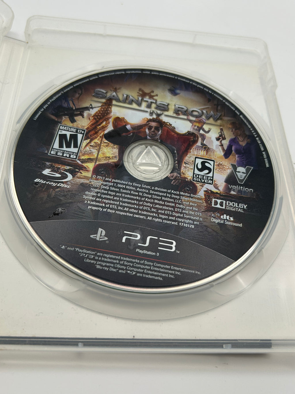 Saints Row IV Playstation 3 PS3 With Manual and Case - Used