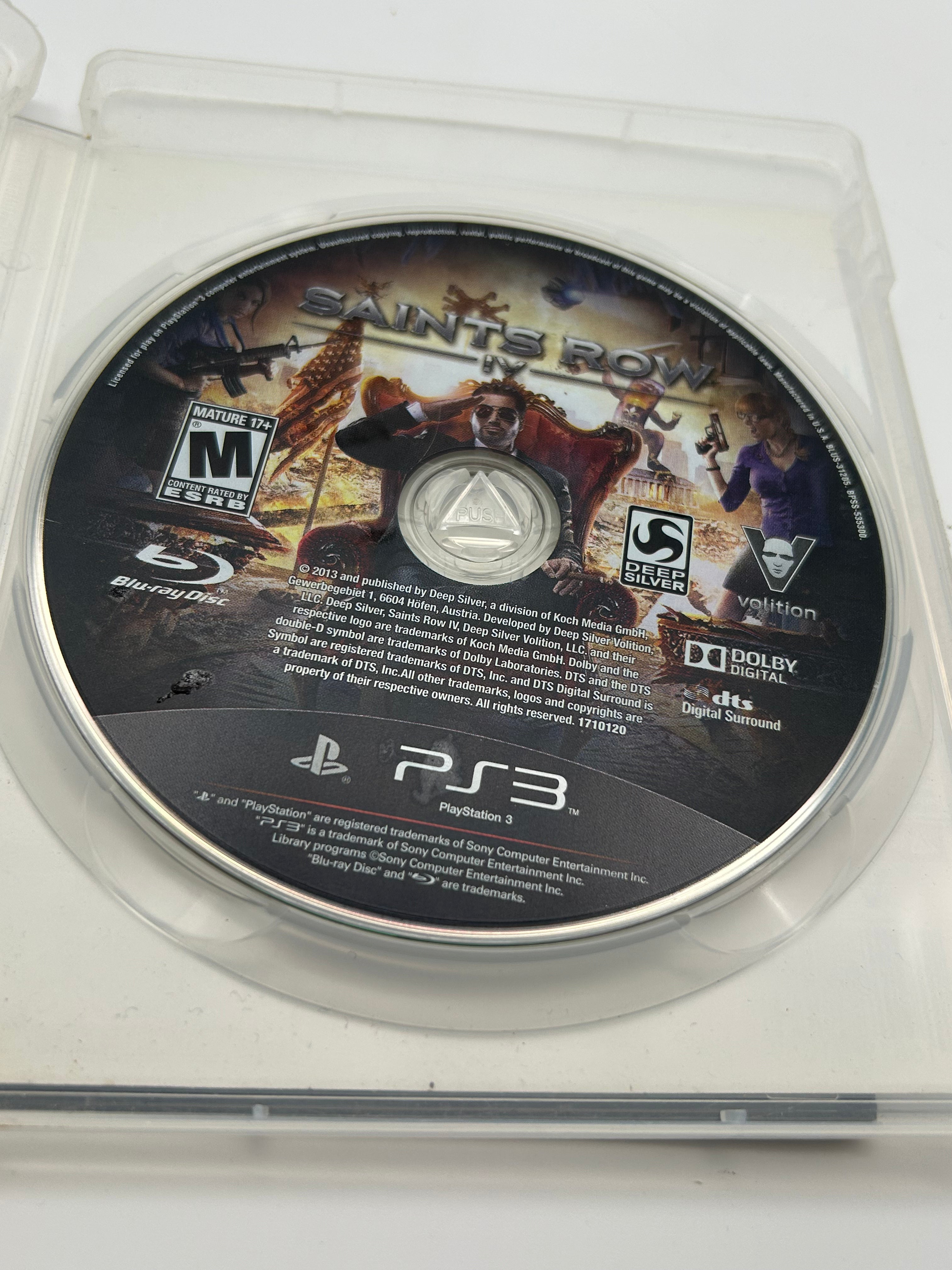 Saints Row IV Playstation 3 PS3 With Manual and Case - Used