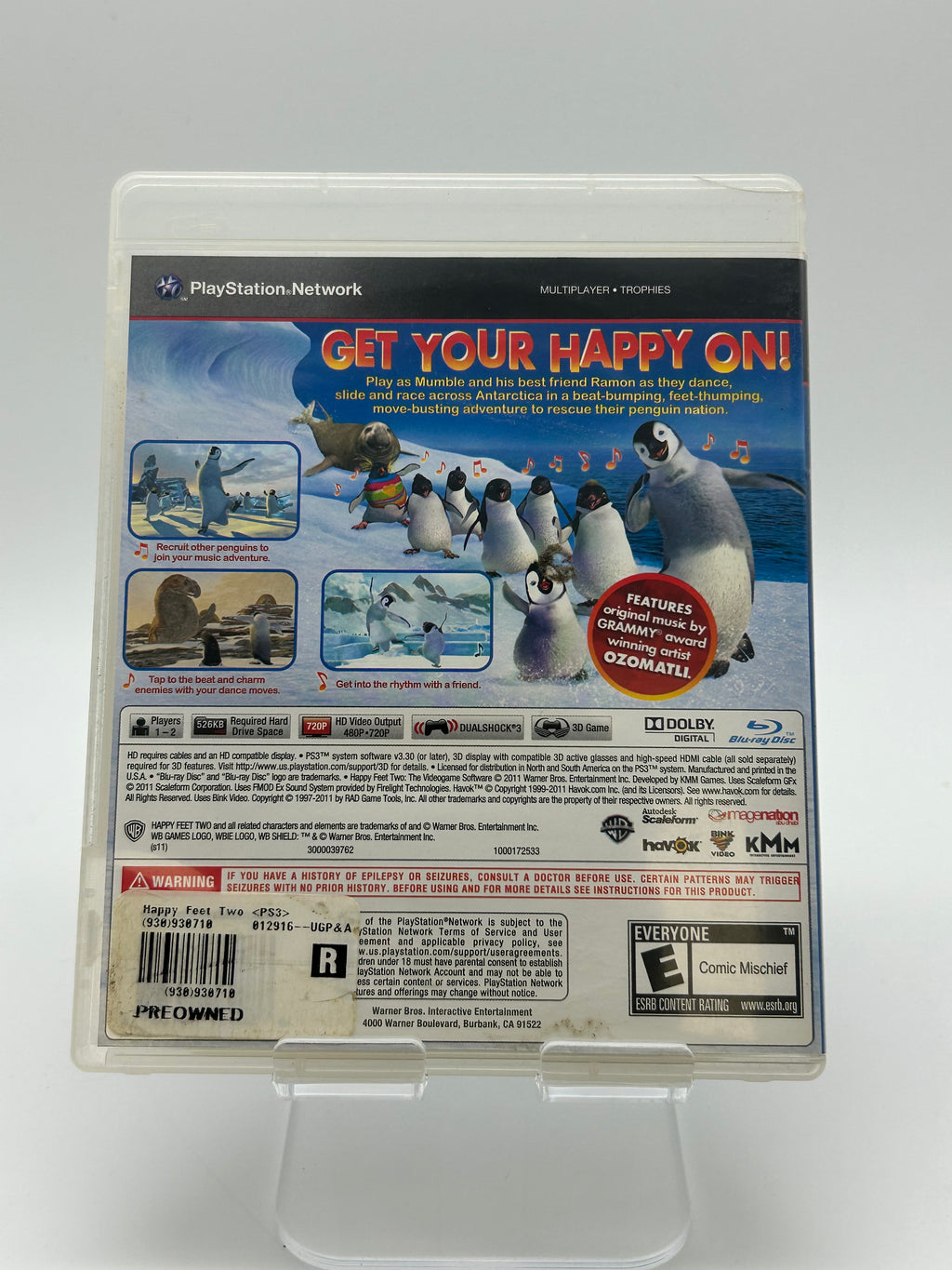 Playstation 3 Happy Feet Two Video Game - Used