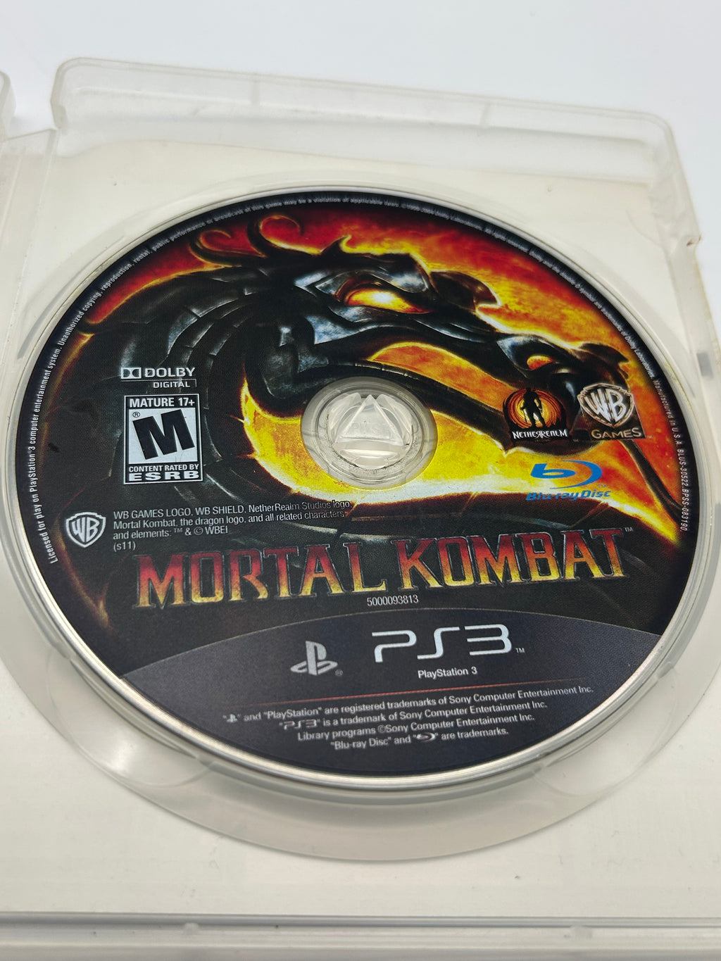Mortal Kombat Playstation 3 PS3 - Used