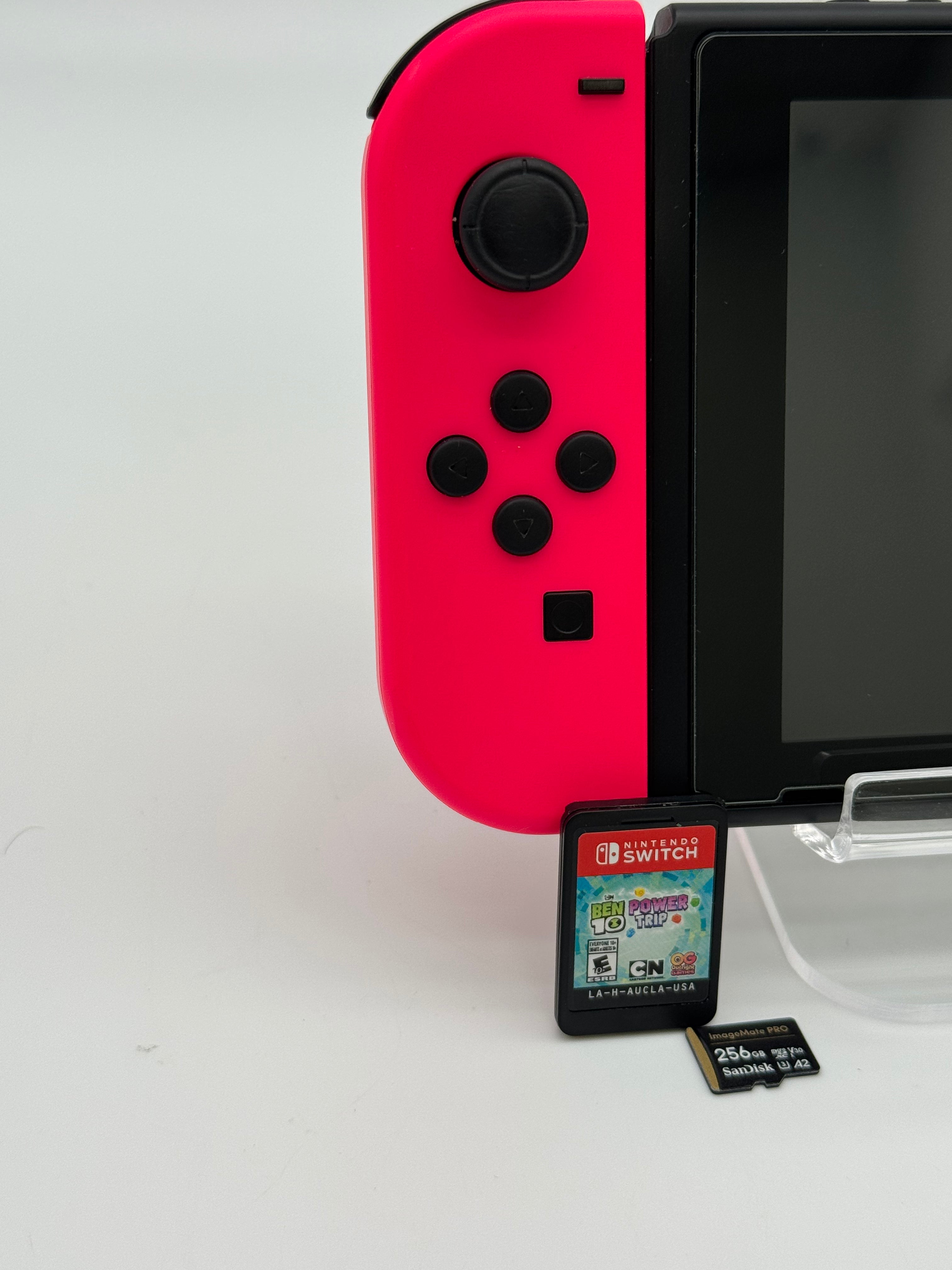 Nintendo Switch HAC-001(-01) 32GB Console with Joy‑Con w/ 64GB SD CARD, CASE & 1 GAME