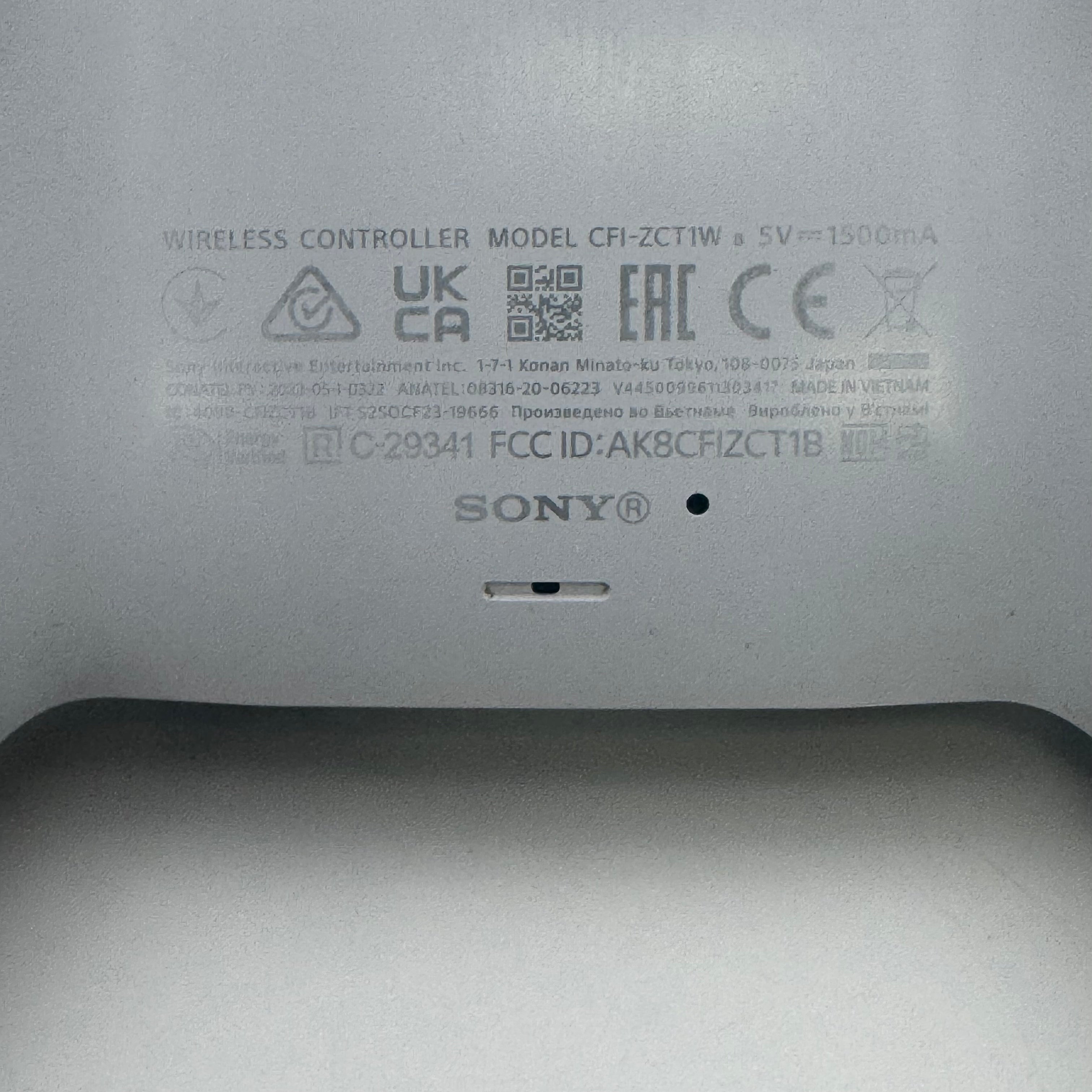 Sony PS5 CFI-ZCT1W White Controller Tested Works Great