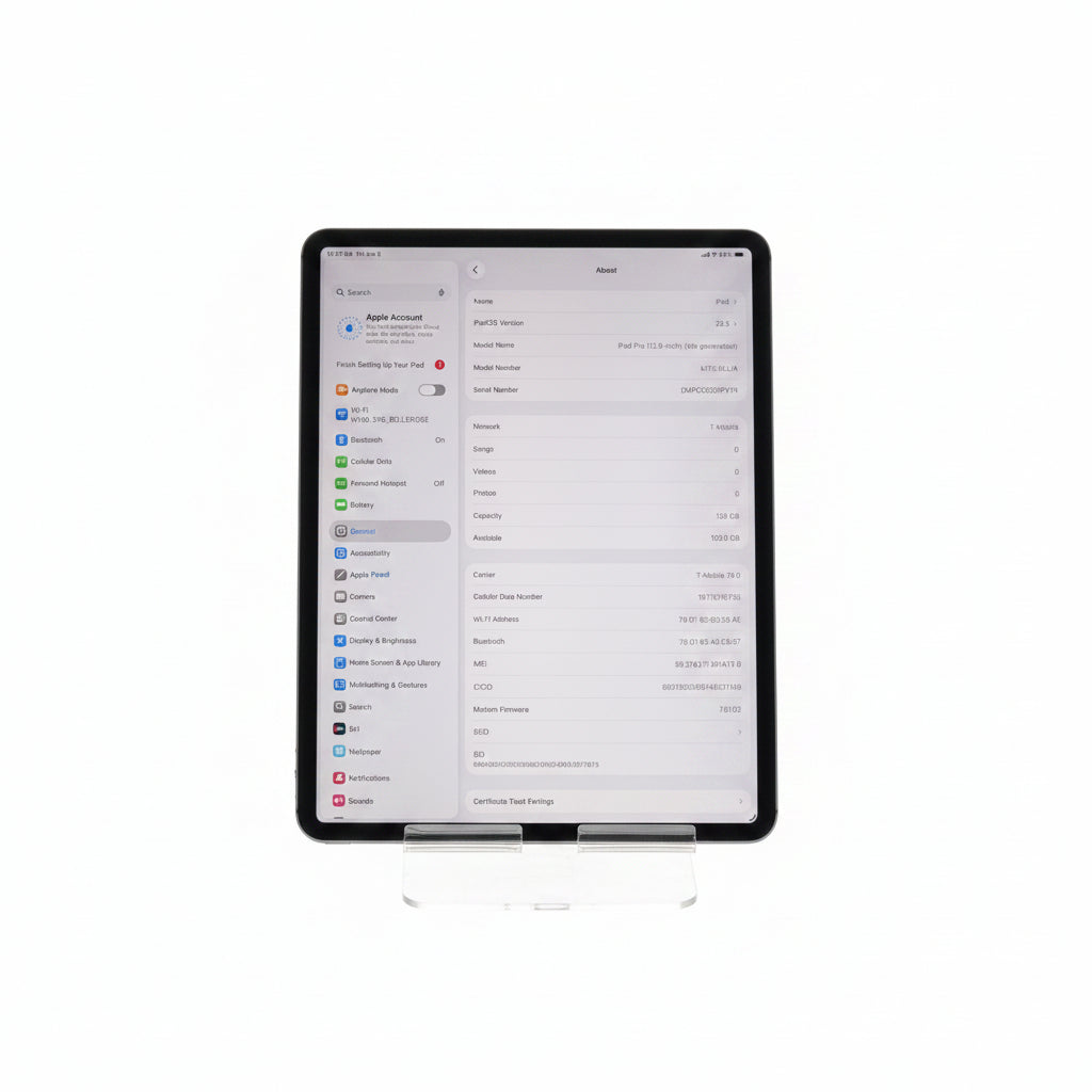 Apple iPad Pro 12.9-inch 4th Gen A2069 128GB Wi-Fi + Cellular Space Gray