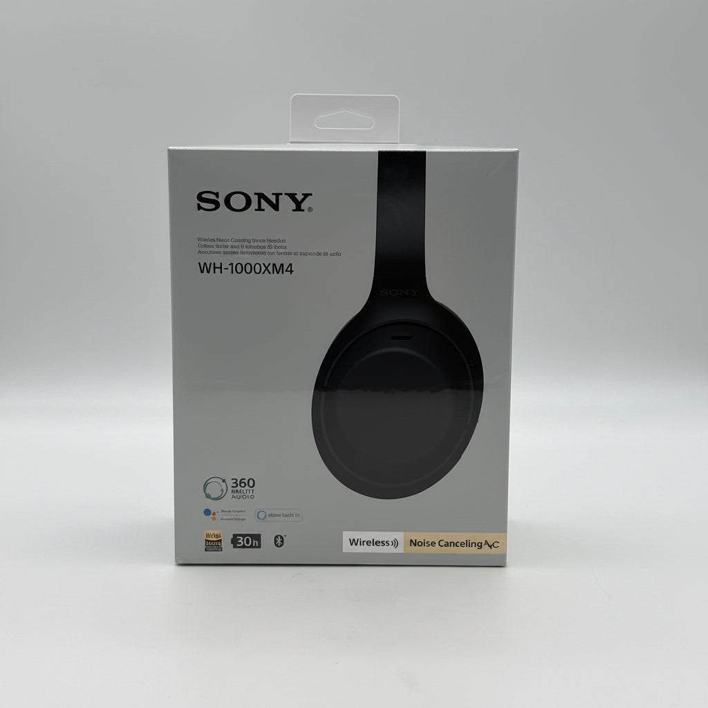 Sony WH 1000XM4 Wireless Noise Cancelling Over Ear Headphones Black NIB