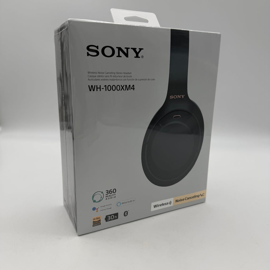 Sony WH 1000XM4 Wireless Noise Cancelling Over Ear Headphones Black NIB