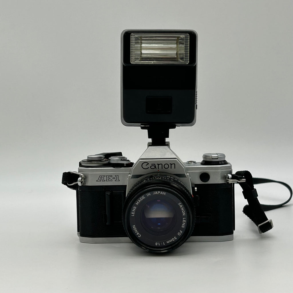 Canon AE-1 35mm SLR Film Camera with Canon 50mm f/1.8 FD Lens  - Untested Parts Only
