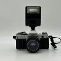 Canon AE-1 35mm SLR Film Camera with Canon 50mm f/1.8 FD Lens  - Untested Parts Only