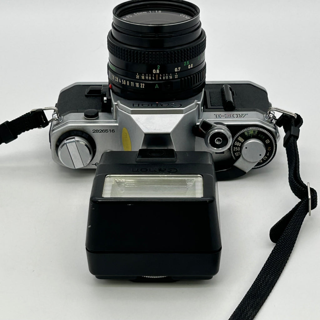 Canon AE-1 35mm SLR Film Camera with Canon 50mm f/1.8 FD Lens  - Untested Parts Only