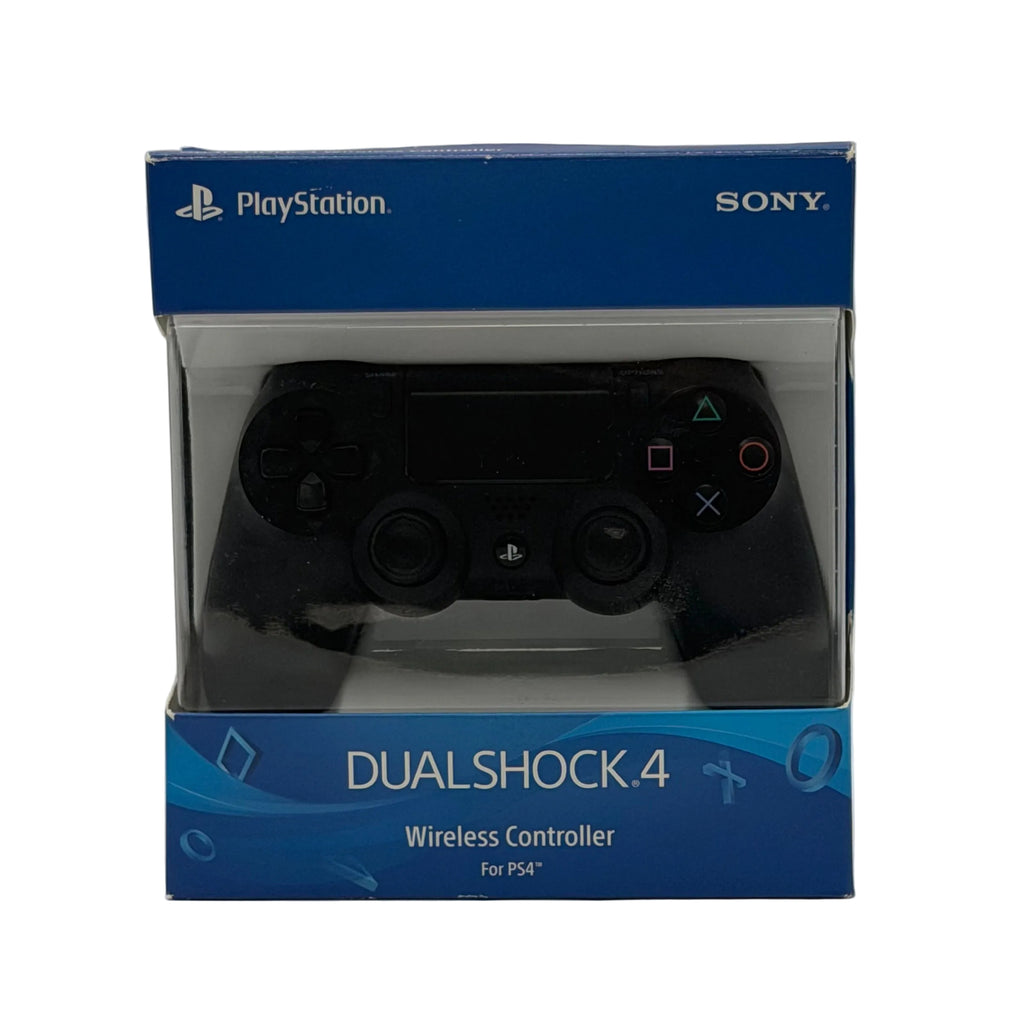 Official Sony PS4 DualShock 4 Wireless Controller Jet Black Used In Box