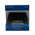 Official Sony PS4 DualShock 4 Wireless Controller Jet Black Used In Box
