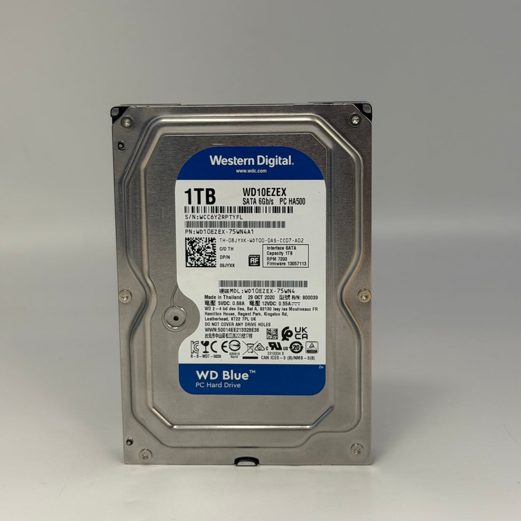Western Digital Caviar BLUE 1TB 3.5" SATA Hard Drive 7200RPM WD10EZEX - UNTESTED