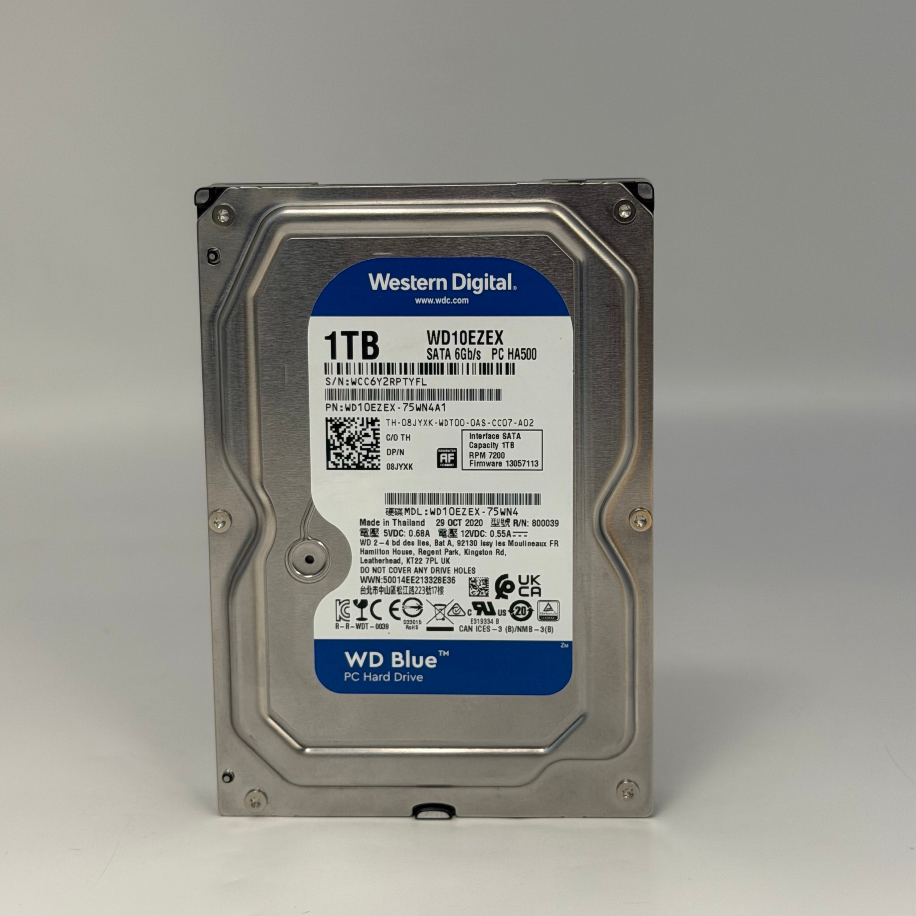 Western Digital Caviar BLUE 1TB 3.5" SATA Hard Drive 7200RPM WD10EZEX - UNTESTED