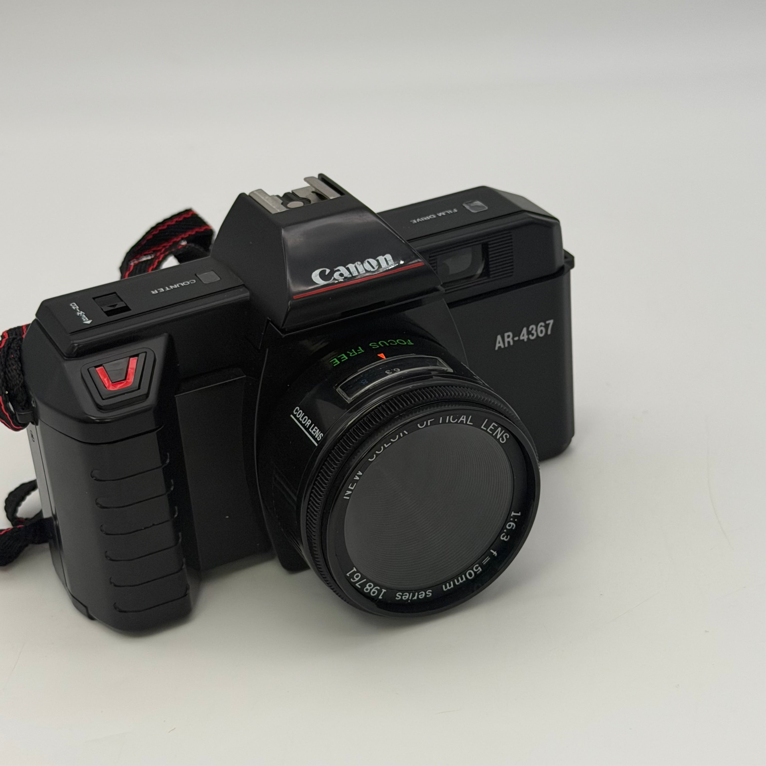 Canon AR-4367 SLR Film Camera with 1:6:3 F/50MM Lens - Untested/Parts Only