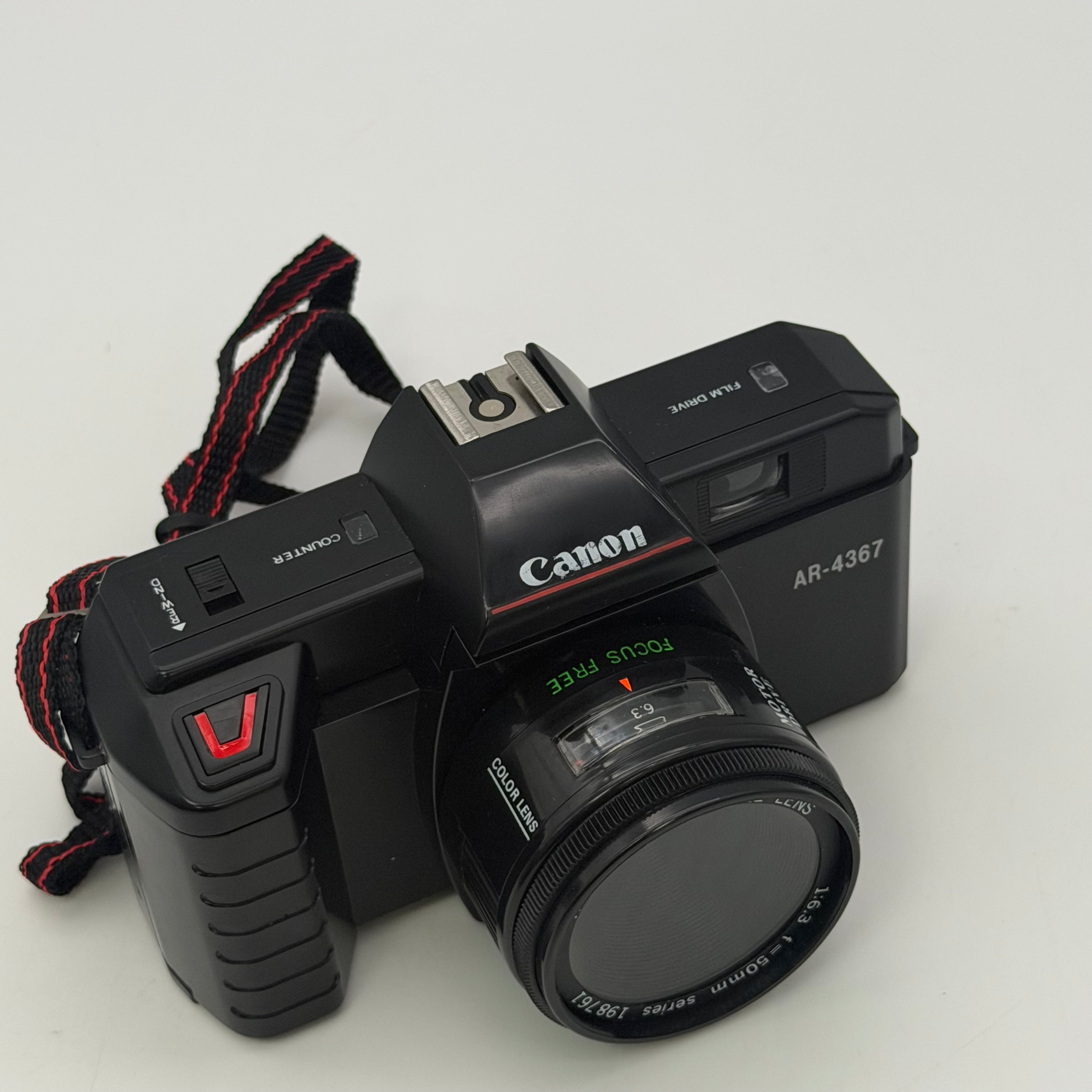 Canon AR-4367 SLR Film Camera with 1:6:3 F/50MM Lens - Untested/Parts Only