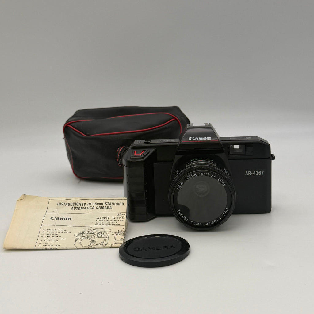 Canon AR-4367 SLR Film Camera with 1:6:3 F/50MM Lens - Untested/Parts Only