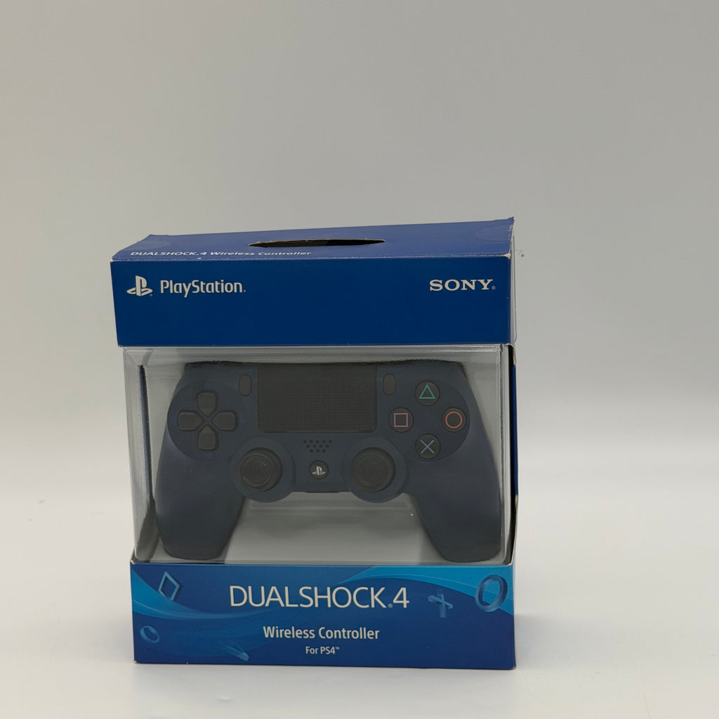 Official Sony PS4 DualShock 4 Wireless Controller Jet Black Used In Box