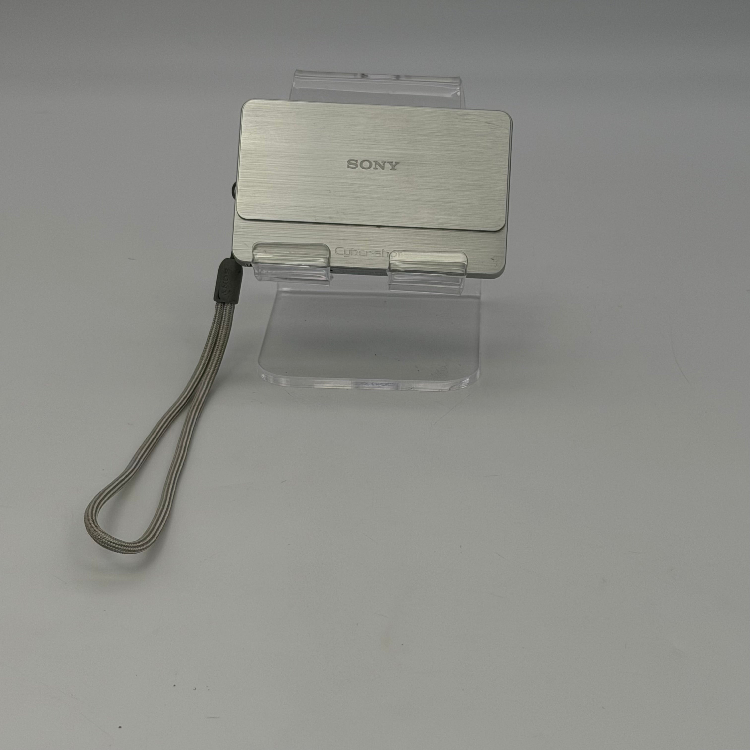 Sony DSC-T700 Cybershot 10.1MP Camera,Silver, 4x Zoom Parts (No Battery Untested)