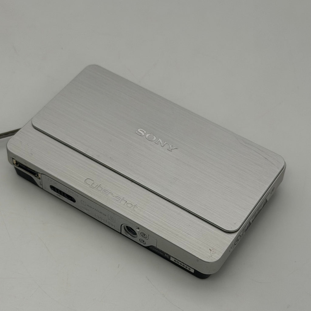 Sony DSC-T700 Cybershot 10.1MP Camera,Silver, 4x Zoom Parts (No Battery Untested)