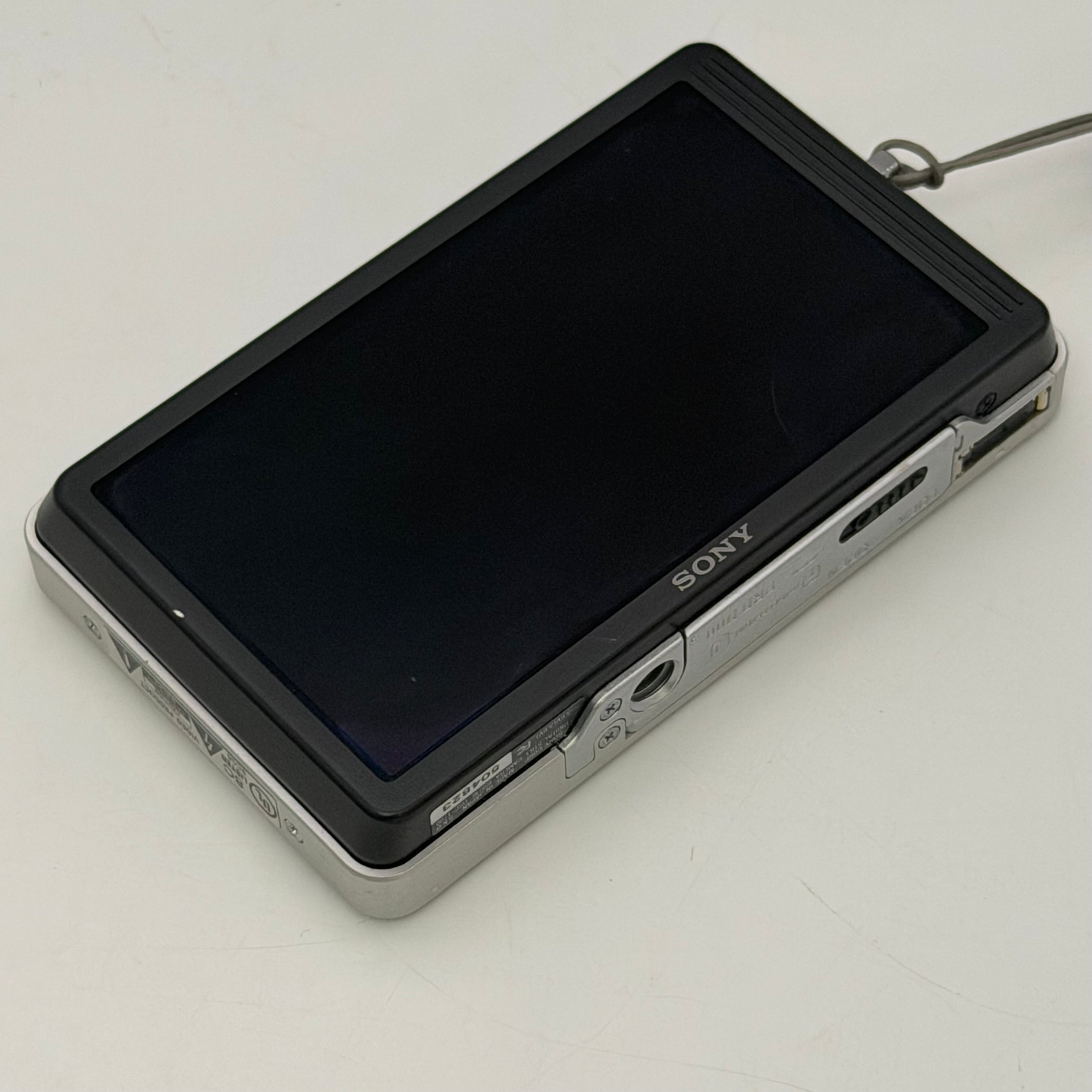 Sony DSC-T700 Cybershot 10.1MP Camera,Silver, 4x Zoom Parts (No Battery Untested)