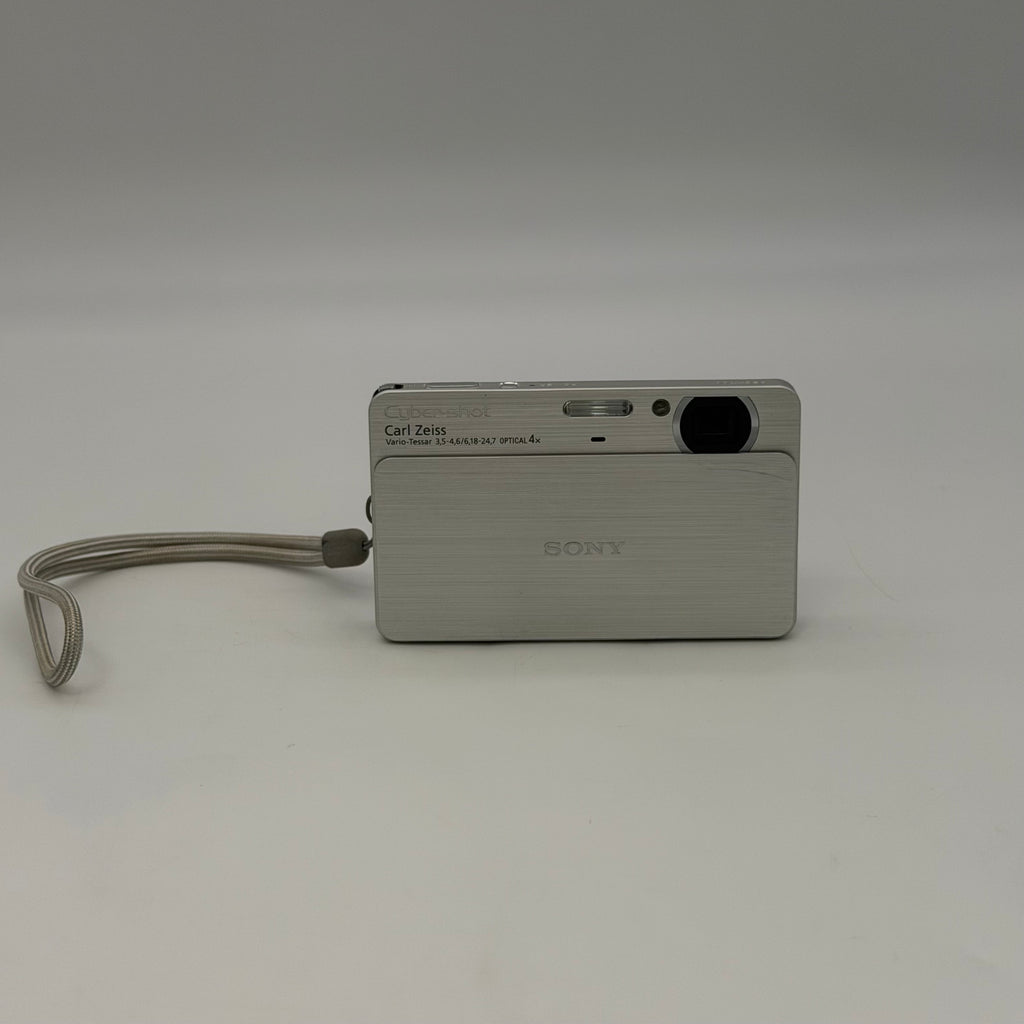 Sony DSC-T700 Cybershot 10.1MP Camera,Silver, 4x Zoom Parts (No Battery Untested)