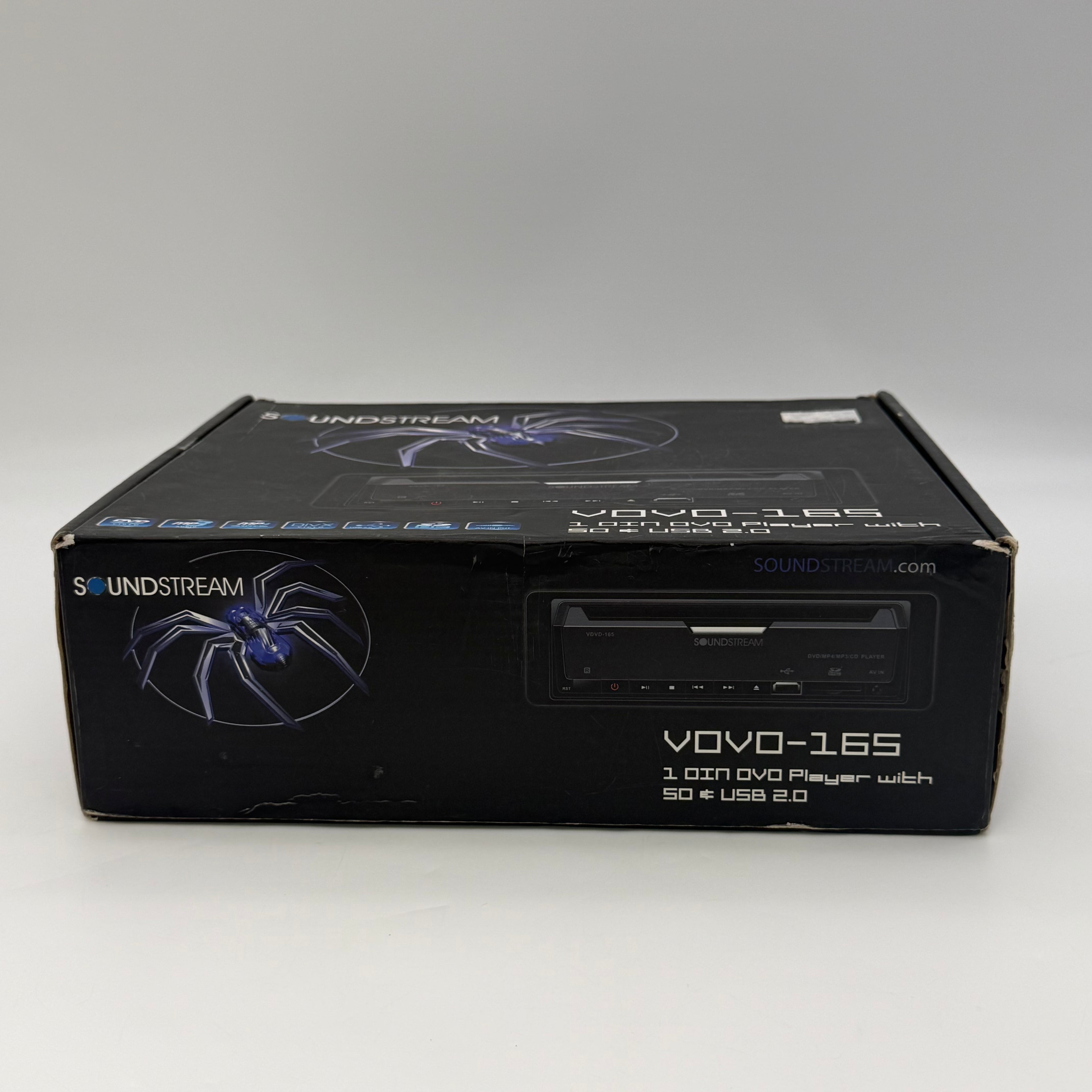 Soundstream VOVO-165 1 DIN In-Dash DVD Player USB 2.0 SD Aux MP3 DivX