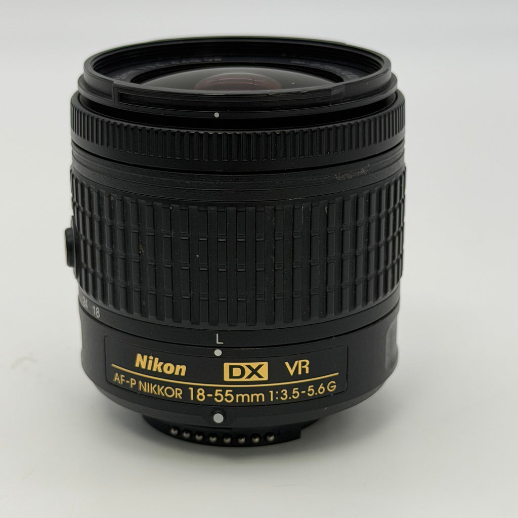 Nikon D3400 Digital SLR Camera 24.2MP + AF-P DX VR 18-55mm Lens & 2 Batteries