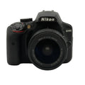 Nikon D3400 Digital SLR Camera 24.2MP + AF-P DX VR 18-55mm Lens & 2 Batteries