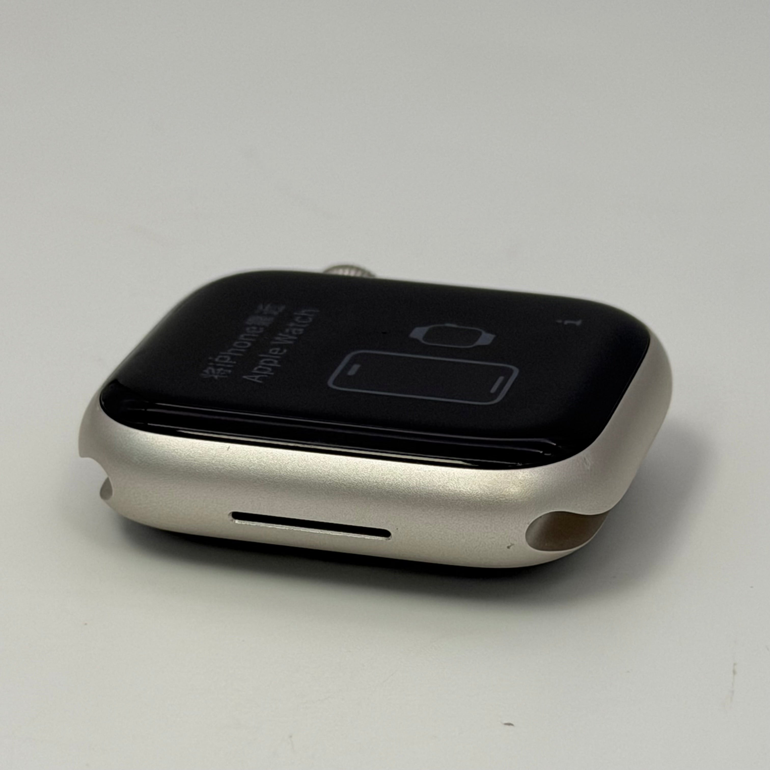 Apple Watch Series 8 41MM Starlight Aluminum A2772 GPS + Cellular Face Only