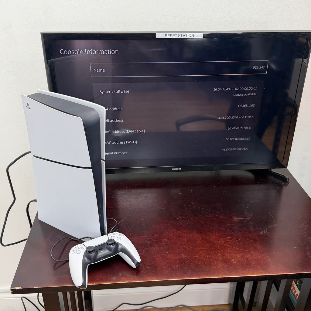 Sony PlayStation 5 Slim Digital PS5 825GB White Console Gaming System CFI-2115