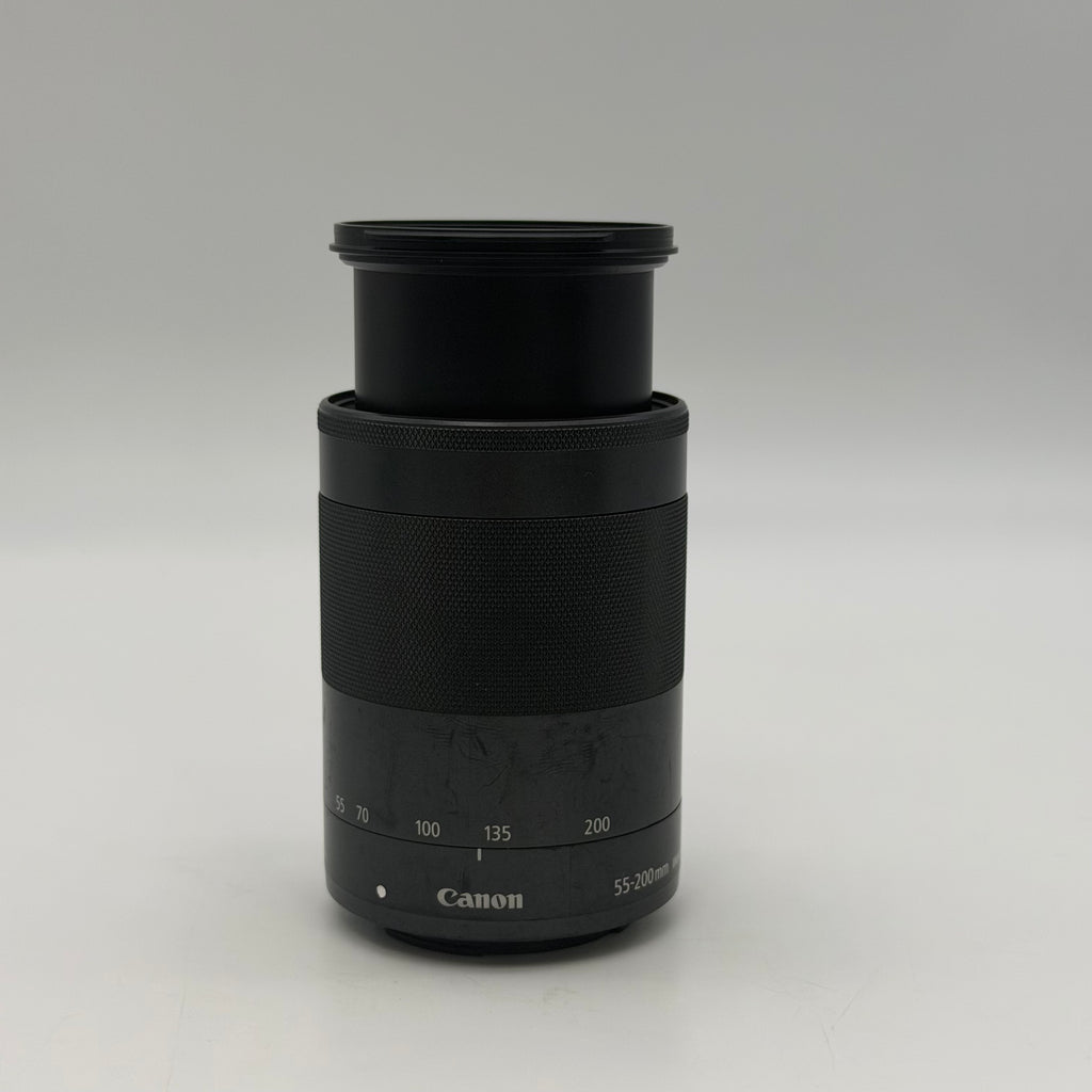 Canon EF-M 55-200mm f/4.5-6.3 IS STM Lens w/Caps