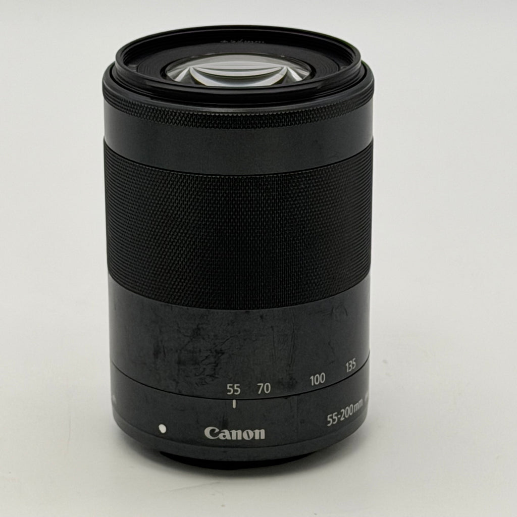 Canon EF-M 55-200mm f/4.5-6.3 IS STM Lens w/Caps