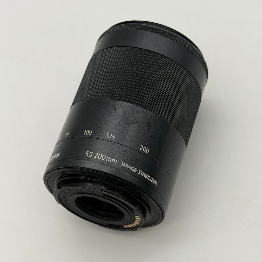 Canon EF-M 55-200mm f/4.5-6.3 IS STM Lens w/Caps