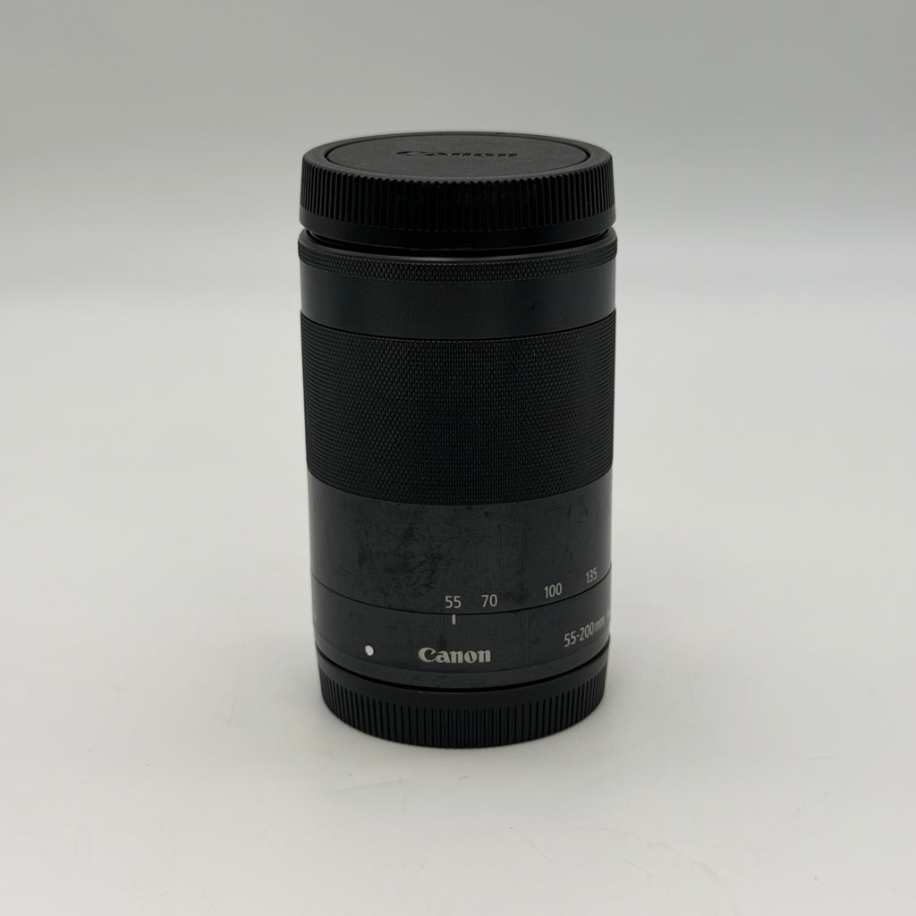 Canon EF-M 55-200mm f/4.5-6.3 IS STM Lens w/Caps