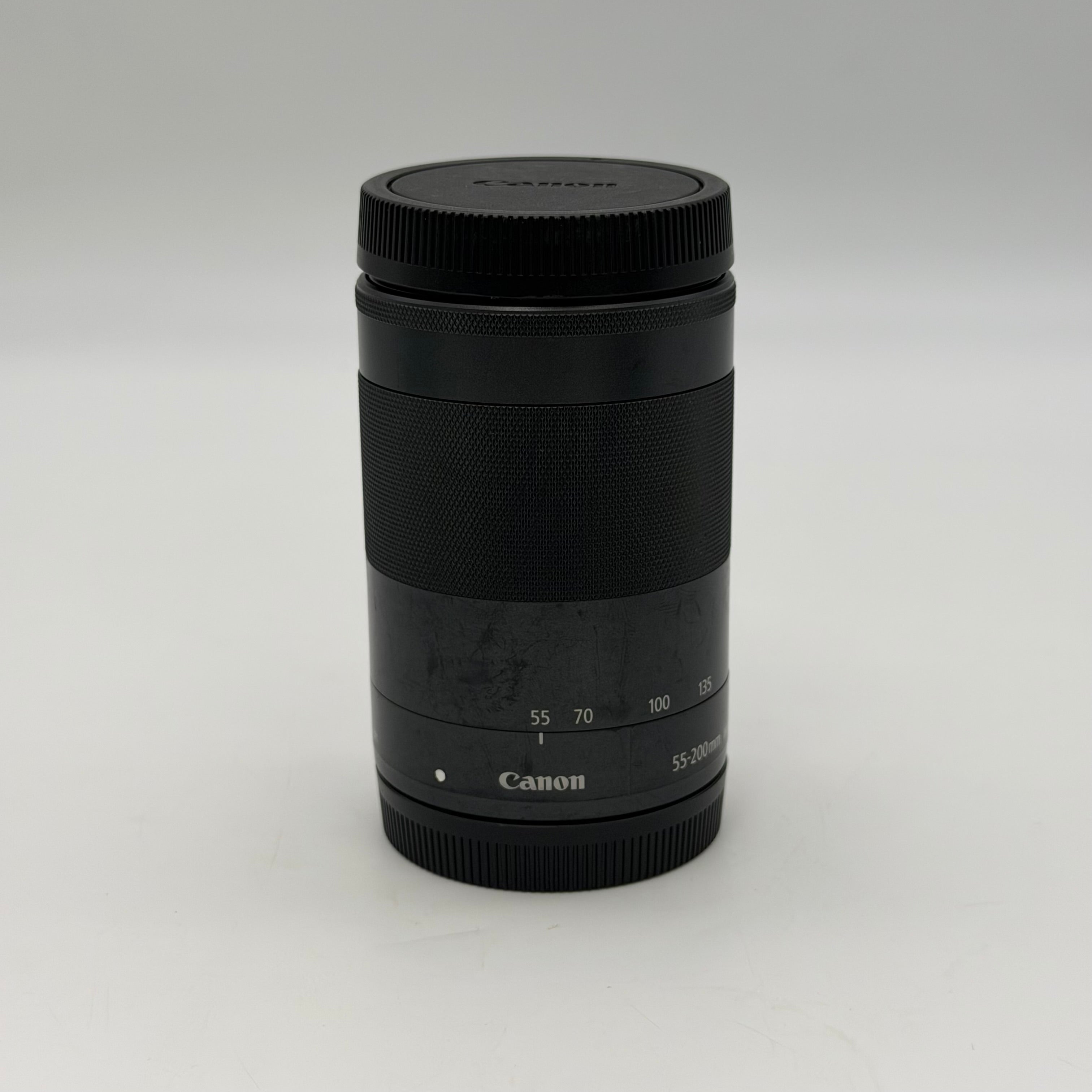 Canon EF-M 55-200mm f/4.5-6.3 IS STM Lens w/Caps