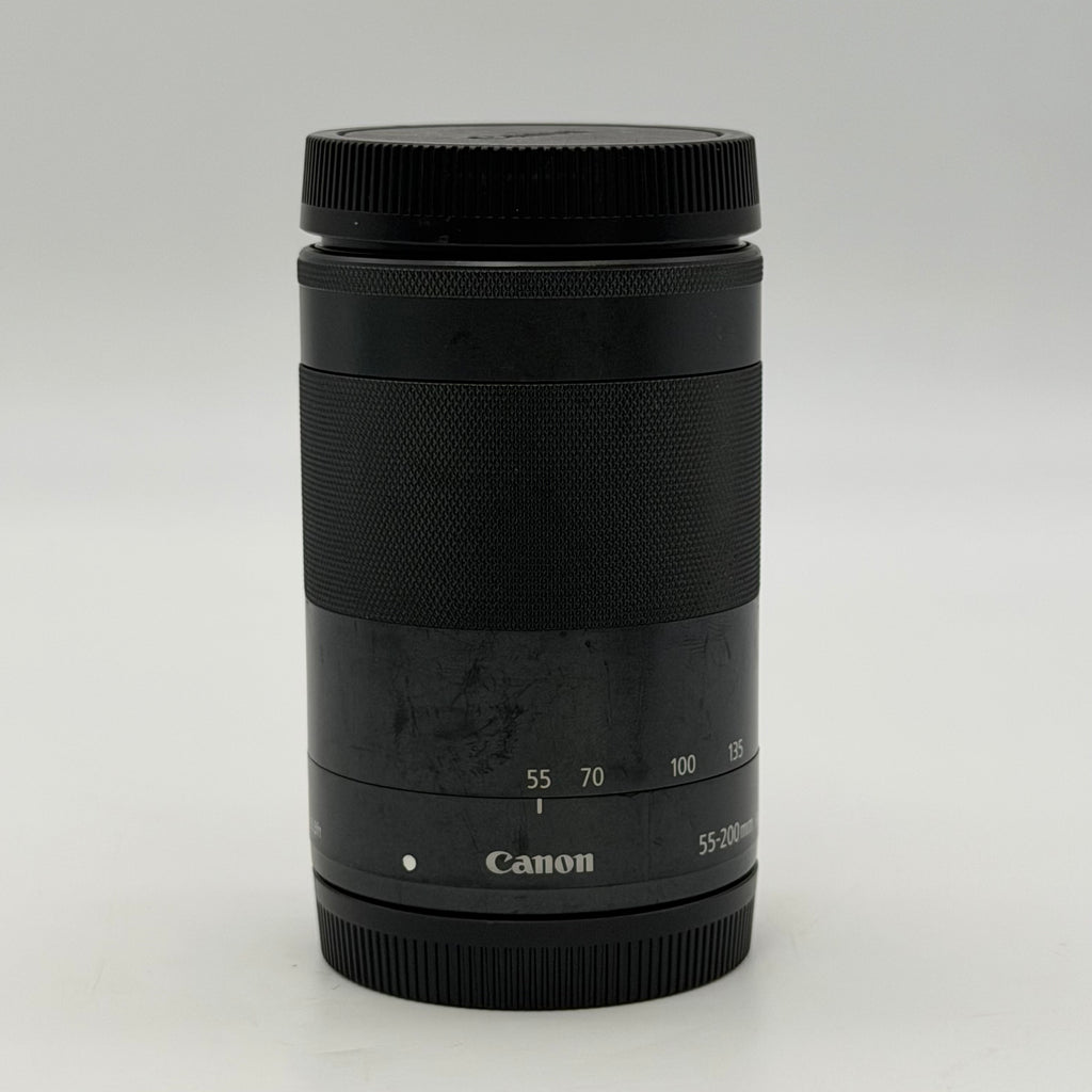 Canon EF-M 55-200mm f/4.5-6.3 IS STM Lens w/Caps