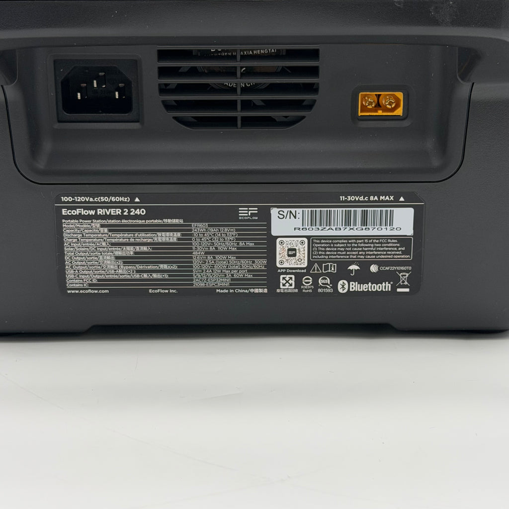 EcoFlow RIVER 2 240 Portable Power Station EFR603 - Tested