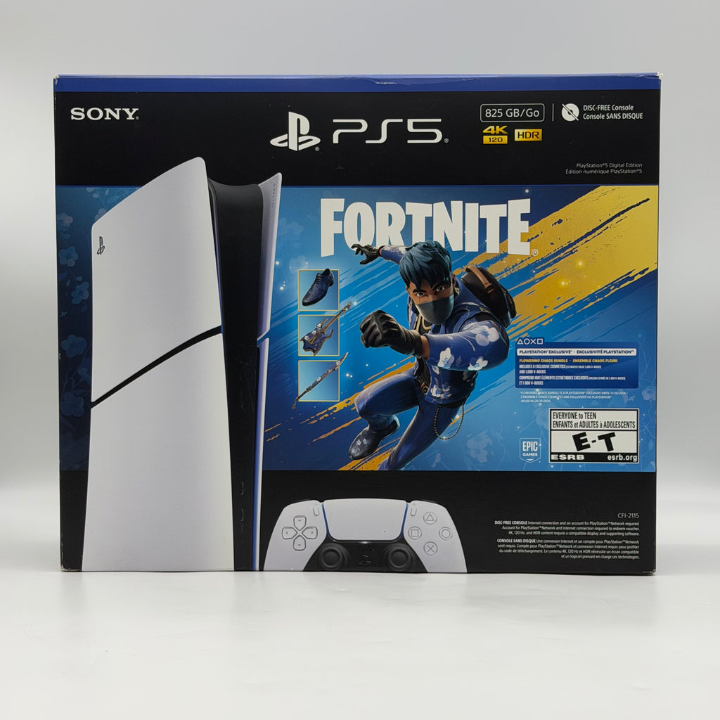 Sony PS5 Digital Edition Fortnite Bundle 825GB 4K HDR White CFI-2115