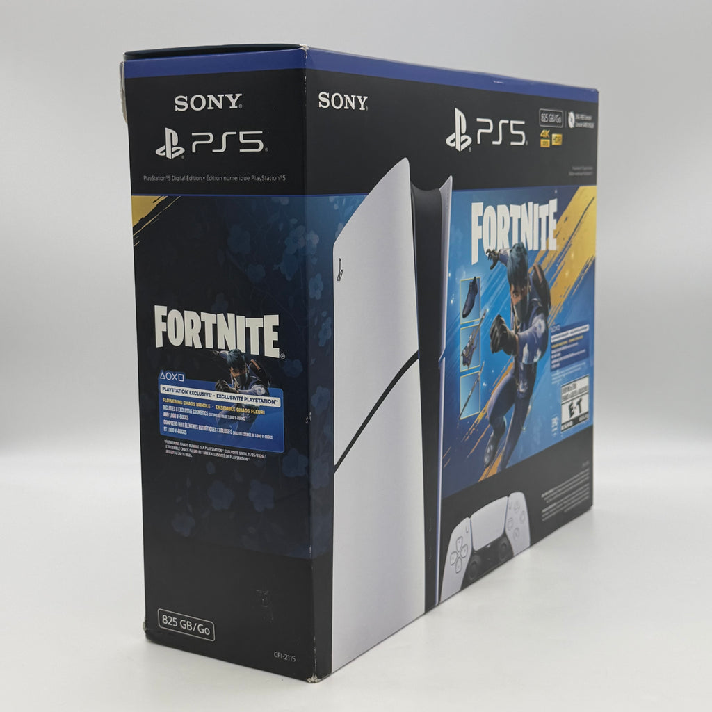 Sony PS5 Digital Edition Fortnite Bundle 825GB 4K HDR White CFI-2115