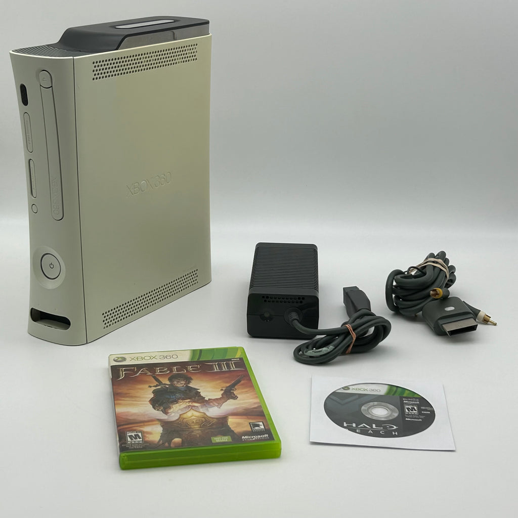 Microsoft Xbox 360 120GB White Video Game Console Bundle - Tested