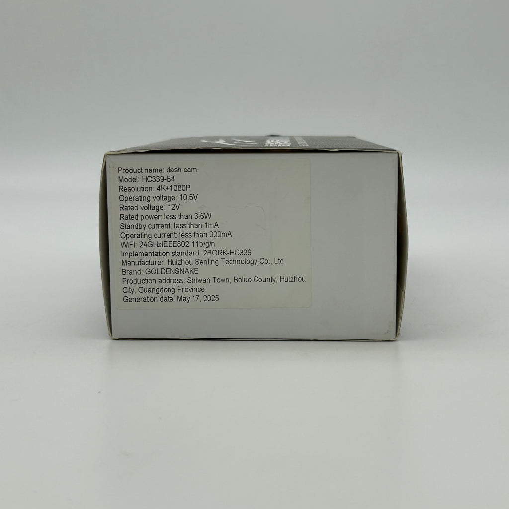 Golden Snake HC339-B4 Dash Cam