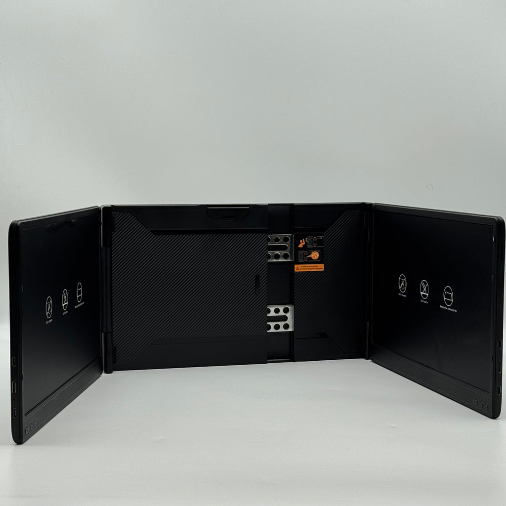 T2 Pro 14" Triple Screen Portable Laptop Extension Monitors - New Open Box