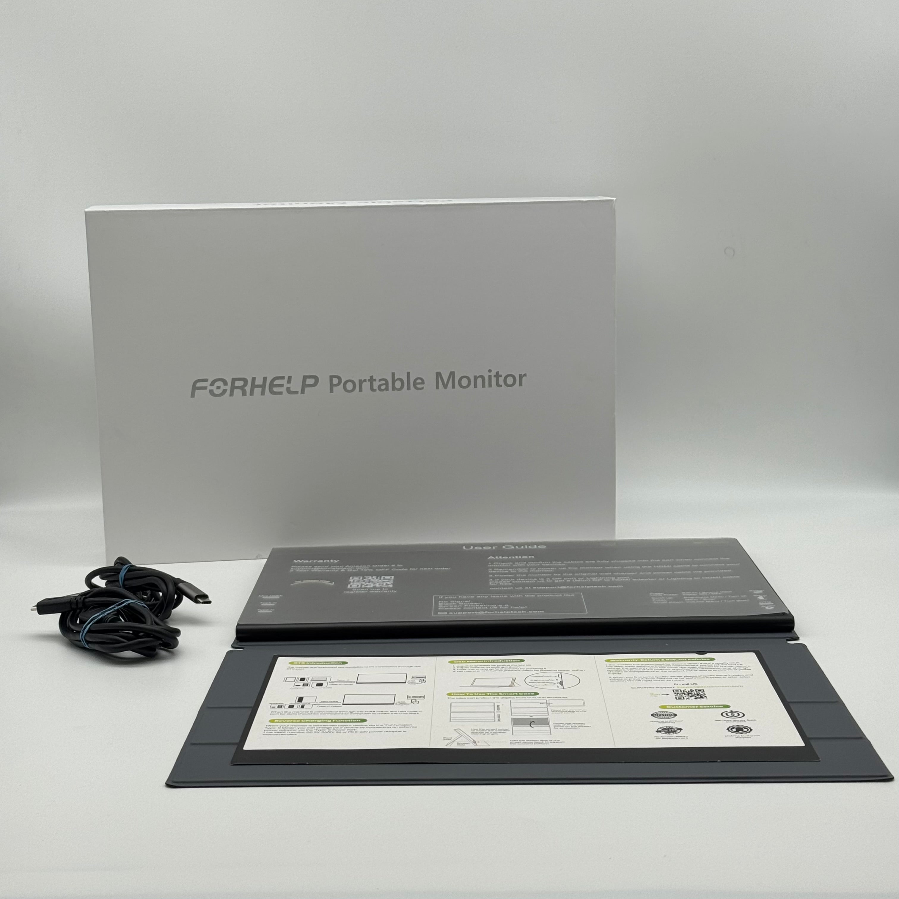 ForHelp F156P1 15.6" 1080P Portable Monitor - Black - Open Box